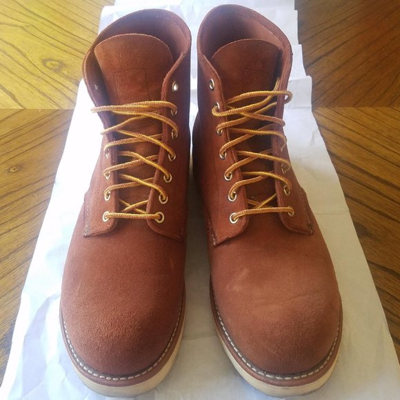 red wing classic round toe boots
